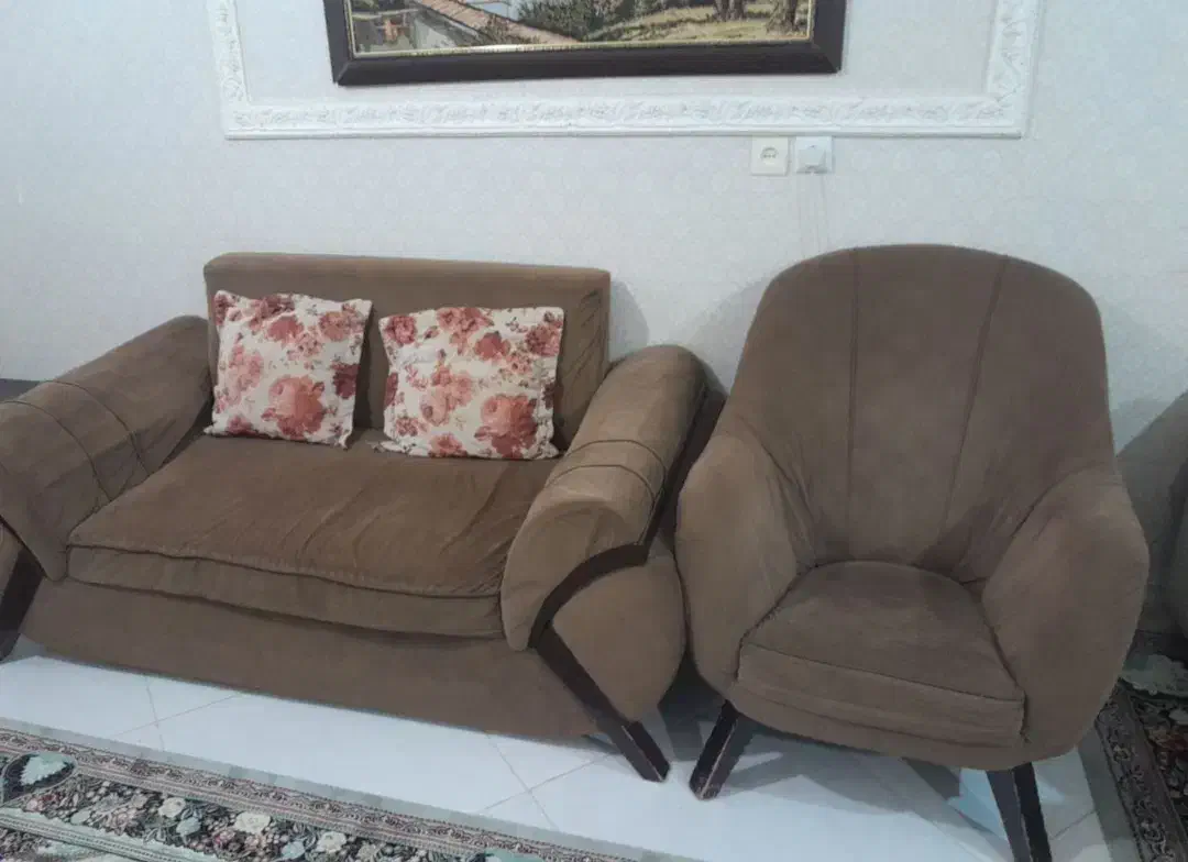 مبل ۷ نفره|مبلمان خانگی و میز عسلی|بهشهر, |دیوار