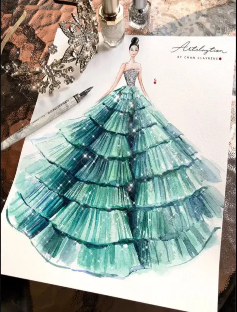 حراج یک عدد لباس مجلسی عروسکی سایز ۳۶ و ۳۸|فعالیت داوطلبانه|جیرفت, |دیوار