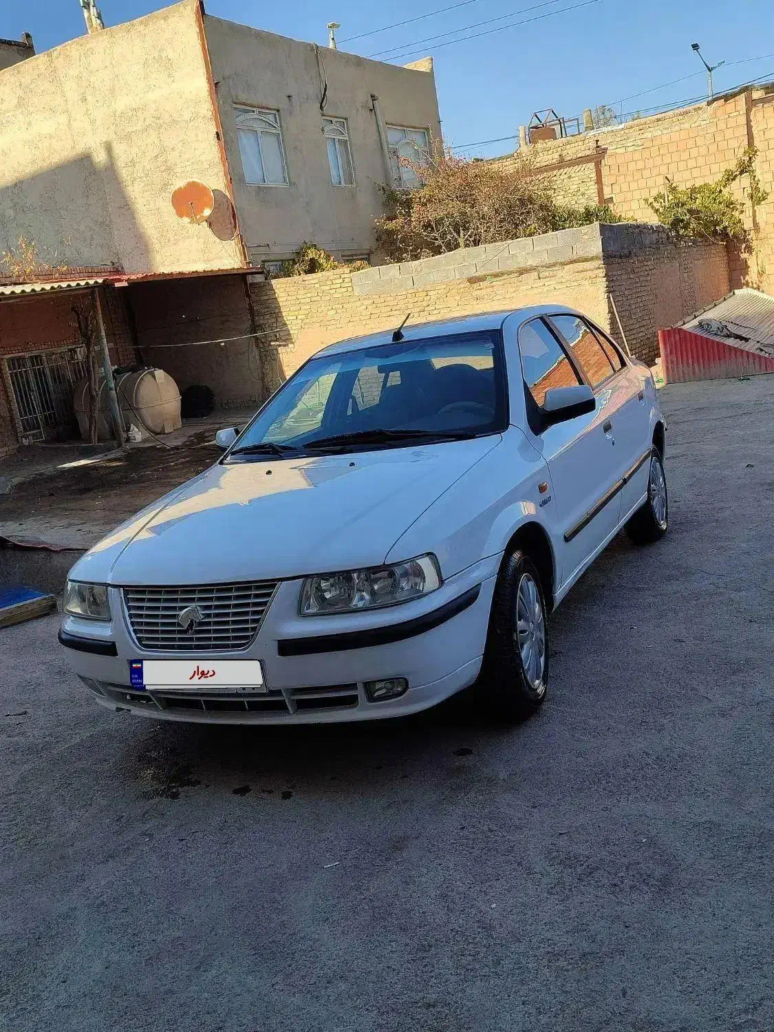 سمند Ef7 مدل ۹۶ کلاس ۱۶ سفید دوگانه کارخانه|خودرو سواری و وانت|قوچان, |دیوار