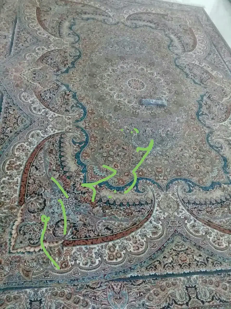 فرش گردویی این طرح|فرش|تربتحیدریه, ترمینال|دیوار