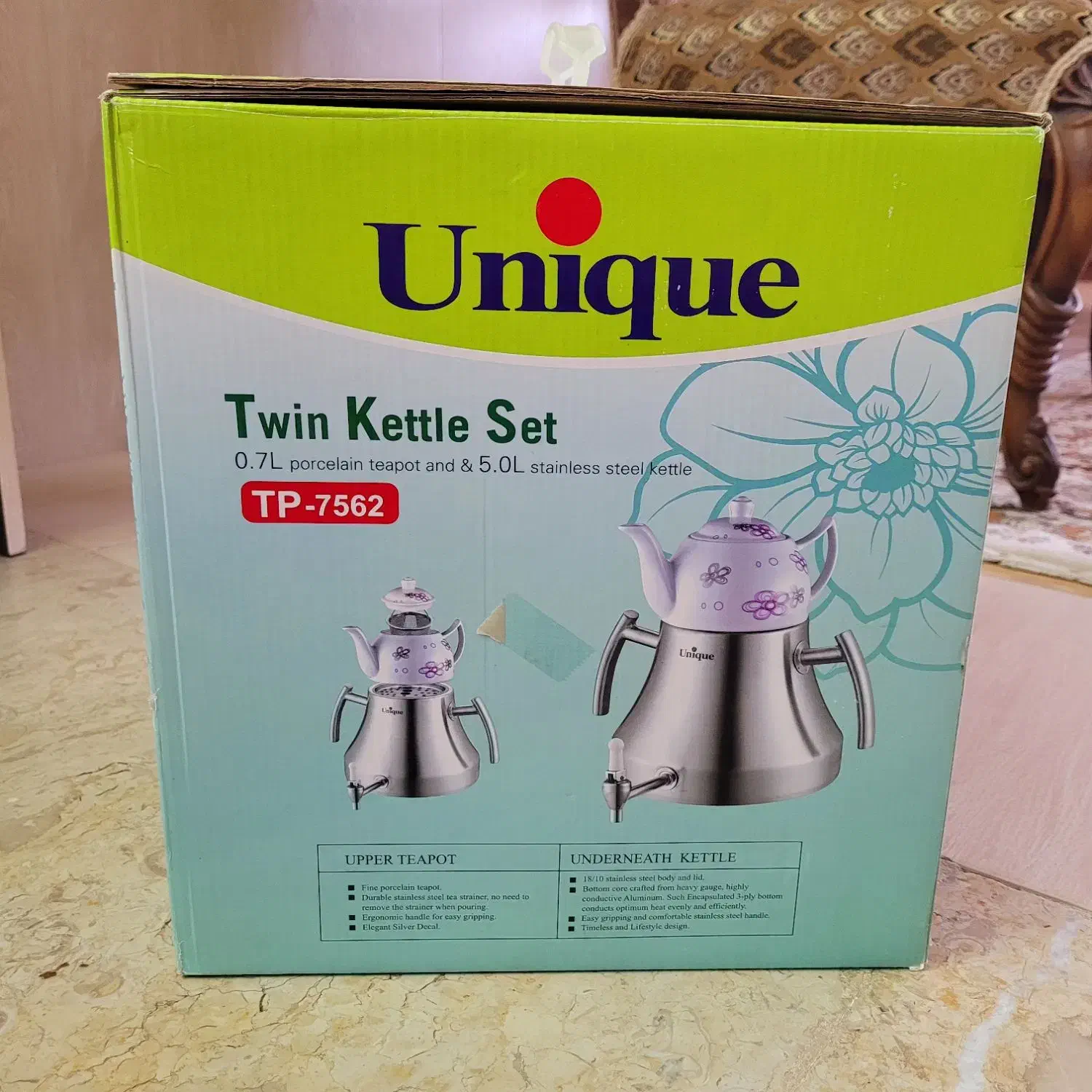 کتری شیر دار  یونیک اصلی|قوری، کتری، قهوه‌ساز دستی|یزد, |دیوار