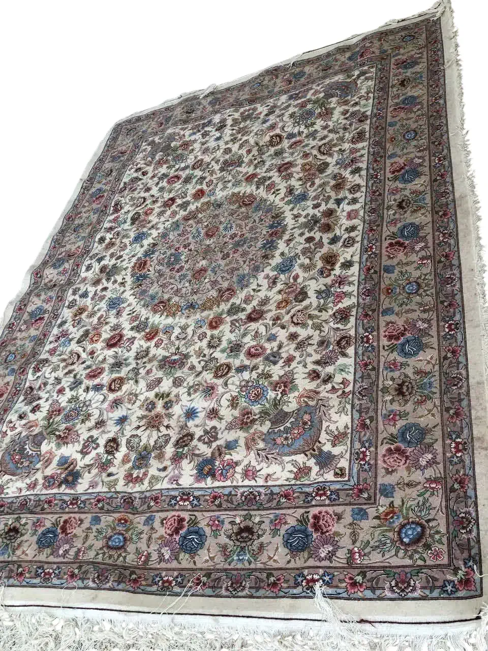 فرش دستباف ۹ متری طرح لچک گلدانی|فرش|تهران, الهیه|دیوار