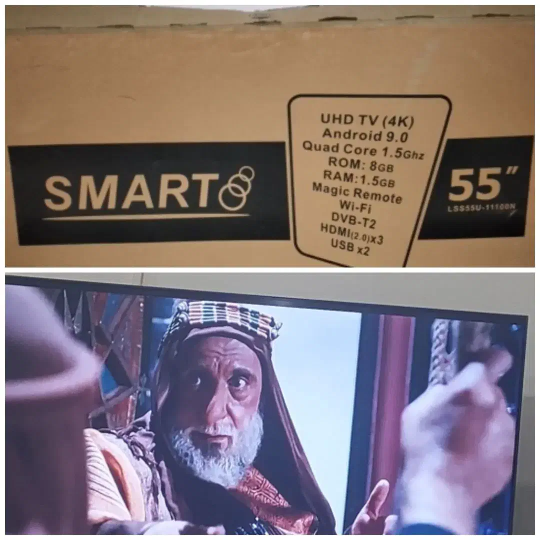 فروش تلویزیون ۵۵ اینچ هوشمند|تلویزیون و پروژکتور|کنارک, |دیوار