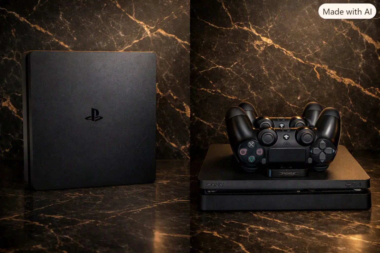 PS4 SLIM|کنسول، بازی ویدئویی و آنلاین|اندیشه, اندیشه فاز ۳|دیوار
