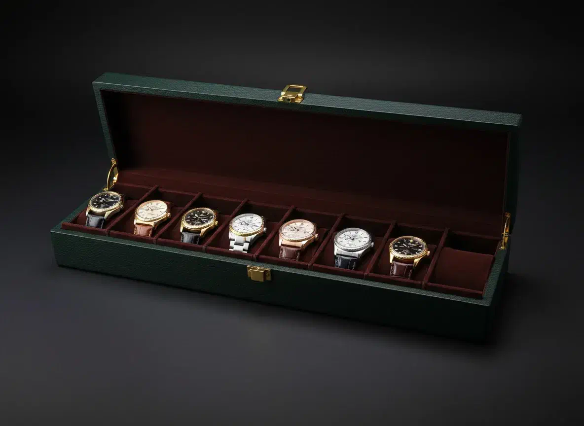 جعبه ساعت 8تایی چوبی مشکی|صنایع دستی و سایر لوازم تزئینی|اسلامشهر, مظفریه|دیوار