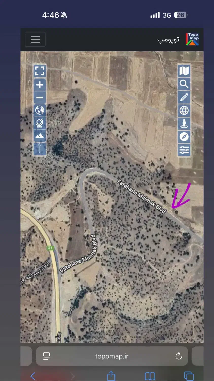 4هزار متر زمین کشاورزی بالاتر از بیمارستان سرابله|فروش زمین و ملک کلنگی|چرداول, |دیوار