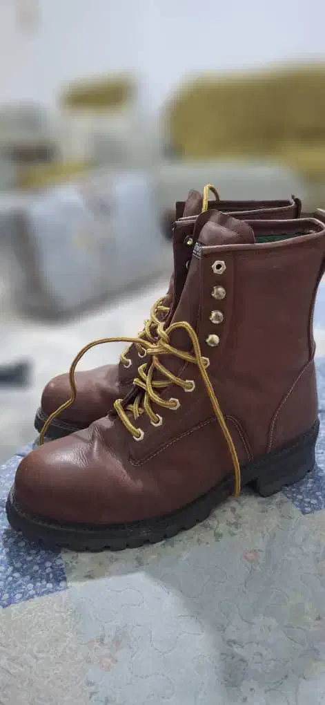 کفش چرم ایمنی سایز ۴۳ مردانه|کیف، کفش، کمربند|اهواز, سپیدار|دیوار