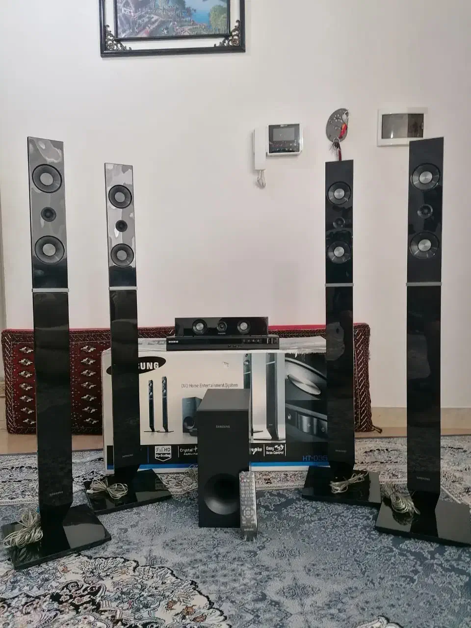 ست صوتی و تصویری سامسونگ|سیستم صوتی خانگی|اندیشه, اندیشه فاز ۳|دیوار