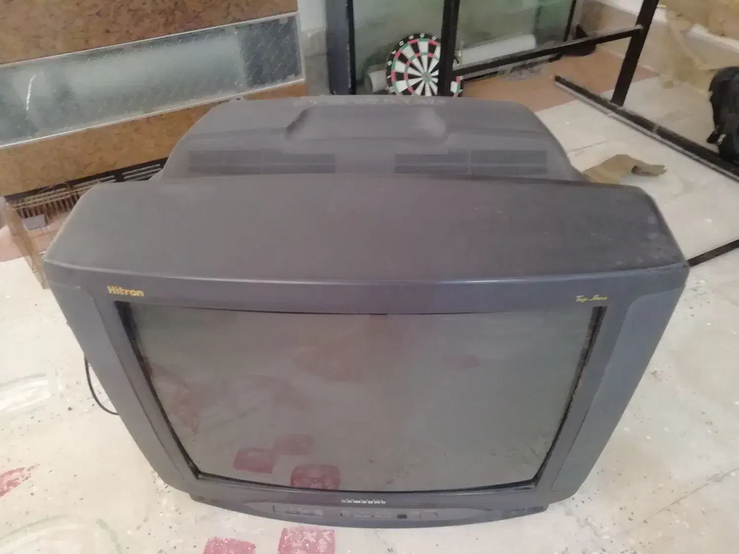 تلویزیون25اینچ قدیمی تمیز|تلویزیون و پروژکتور|خرم بید, |دیوار