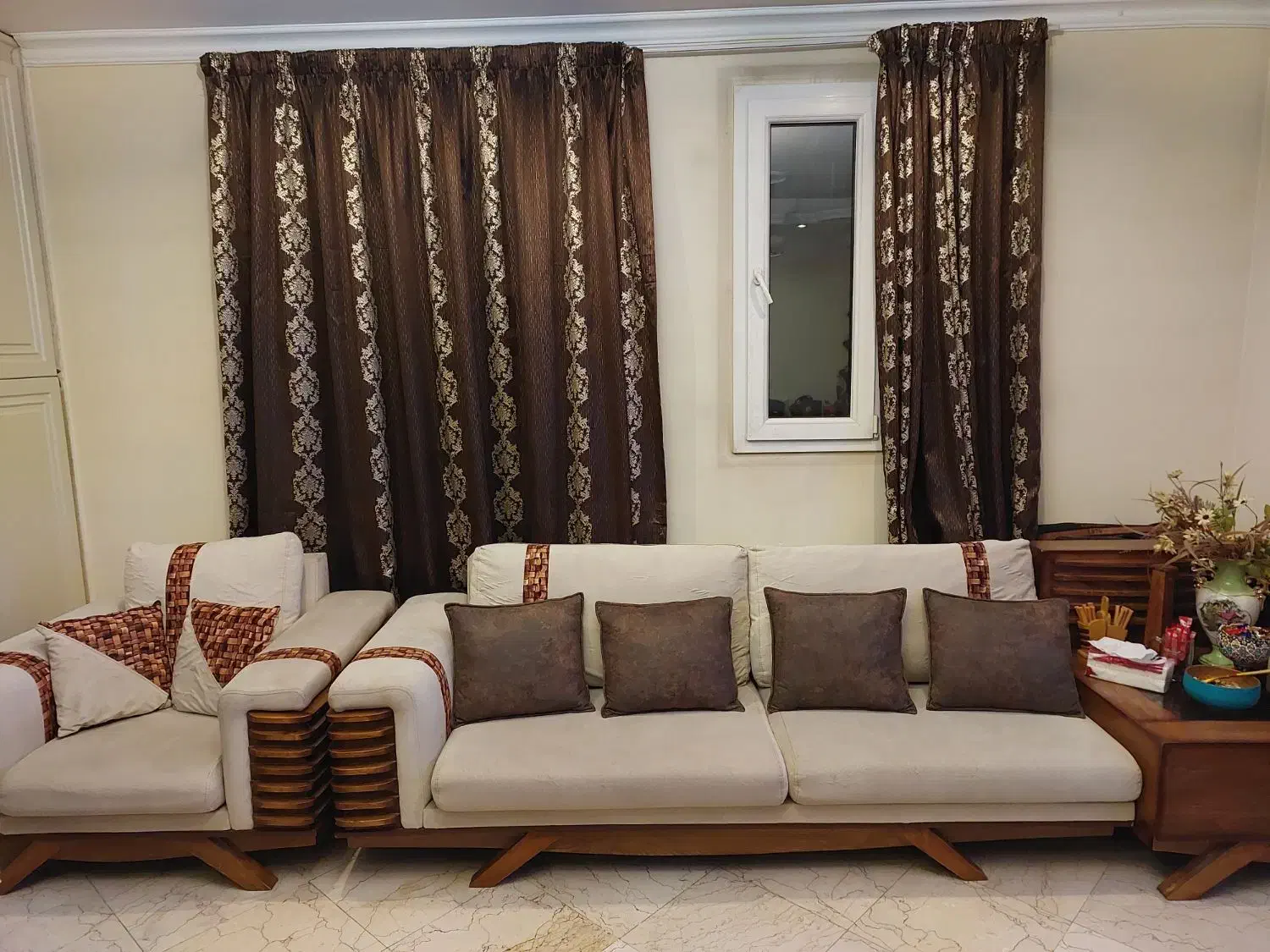 مبلمان با ناهارخوری و کنسول و جاکفشی|مبلمان خانگی و میز عسلی|تهران, شهرک آزمایش|دیوار