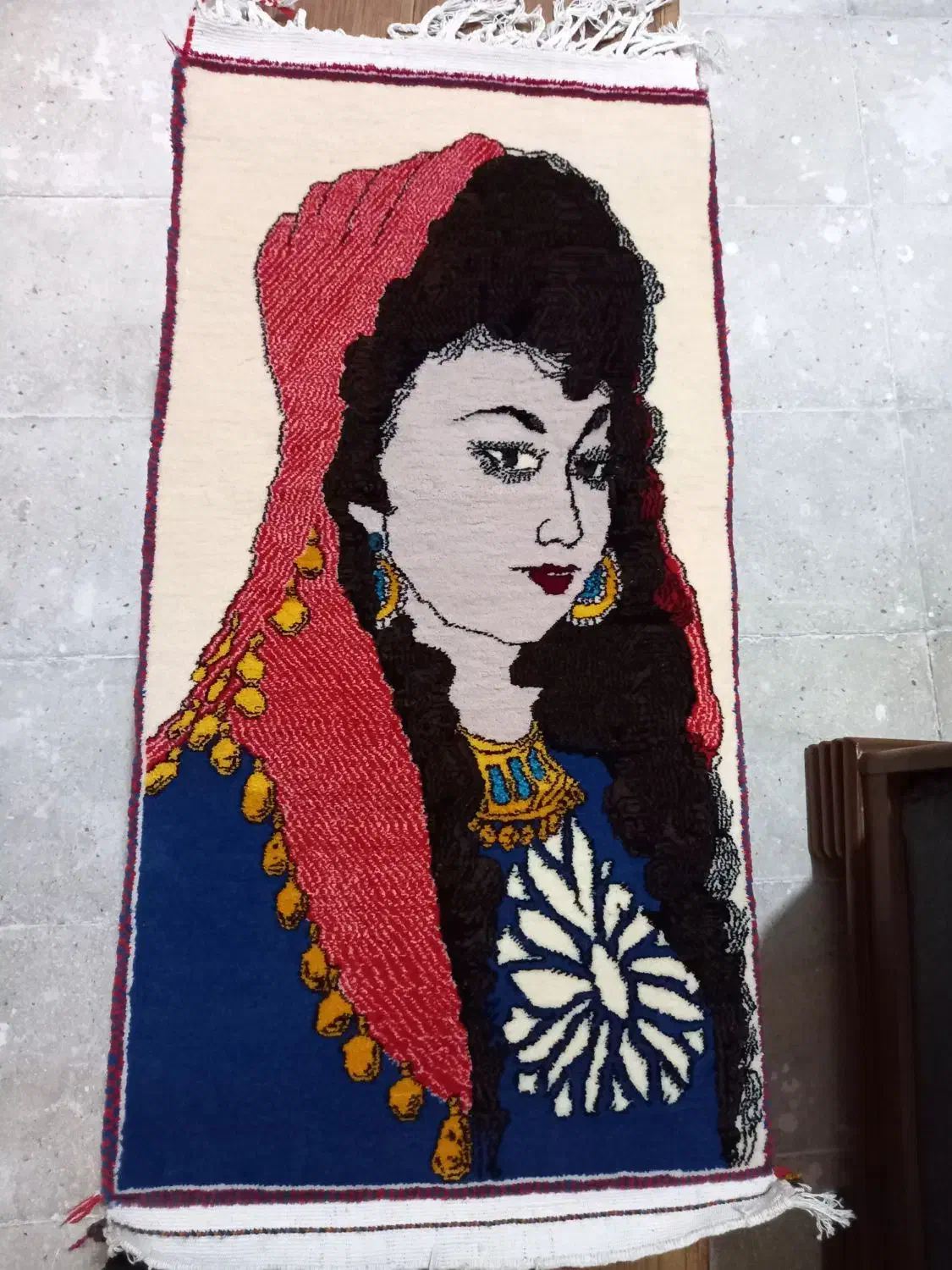 تابلو فرش دستباف|تابلو فرش|قم, شهرک توانیر|دیوار