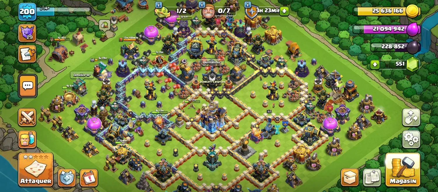 اکانت کلش آف کلنز تان18|کنسول، بازی ویدئویی و آنلاین|بیرم, |دیوار