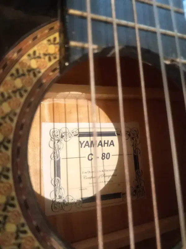 گیتار یاماها C80|گیتار، بیس، امپلیفایر|مشکین‌دشت, |دیوار
