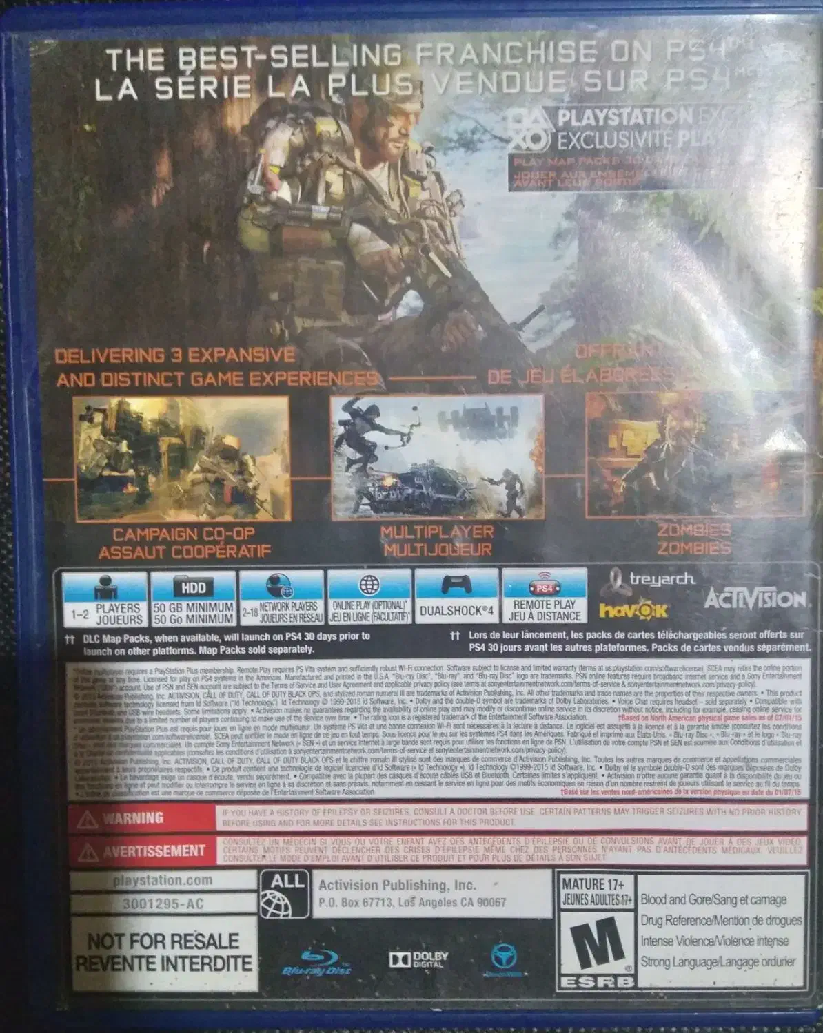 بازی Call of Duty Black Ops 3|کنسول، بازی ویدئویی و آنلاین|رشت, معلم|دیوار