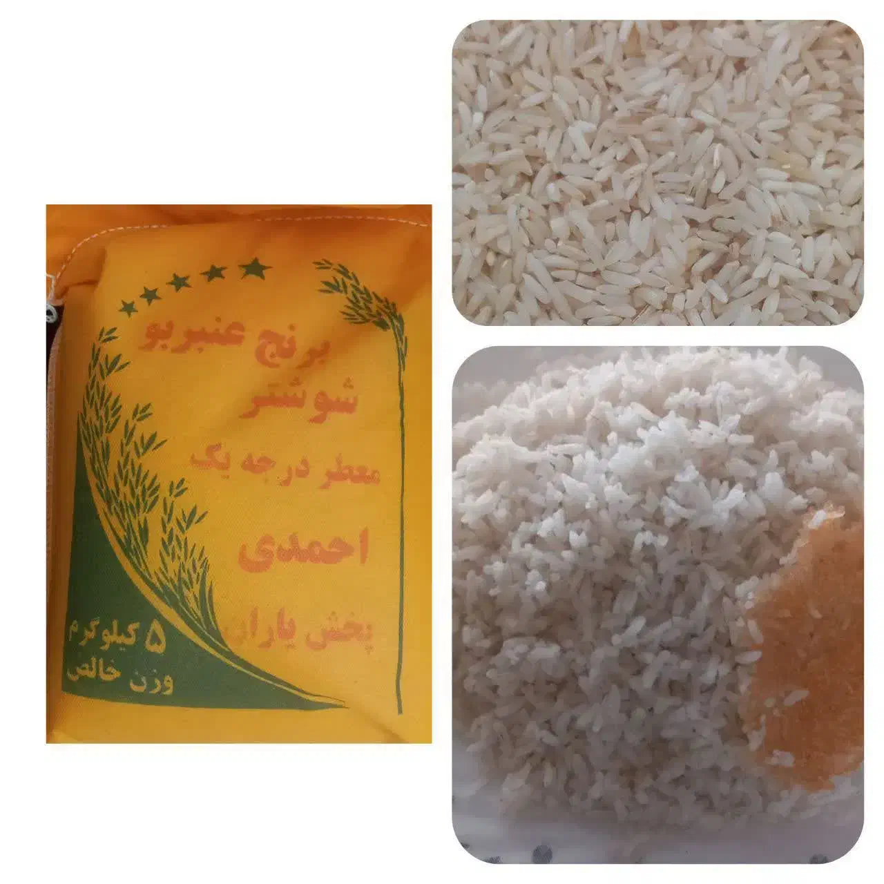 برنج عنبر بو امساله خوش عطر و خوش پخت|خوردنی و آشامیدنی|شاهین‌شهر, حافظ شمالی|دیوار