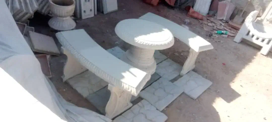 نیمکت صندلی سنگی|صندلی و نیمکت|خمینیشهر, |دیوار