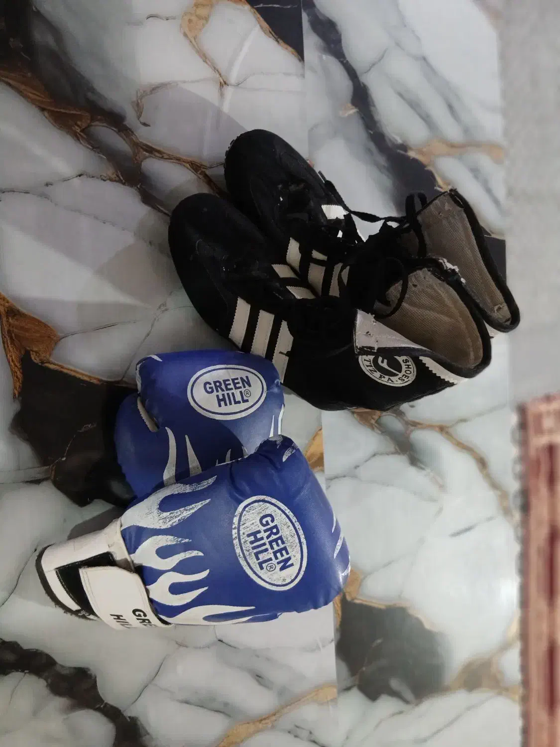 کفش و دستکش بوکس|تجهیزات ورزشی|کرج, شهرک جهان آرا|دیوار