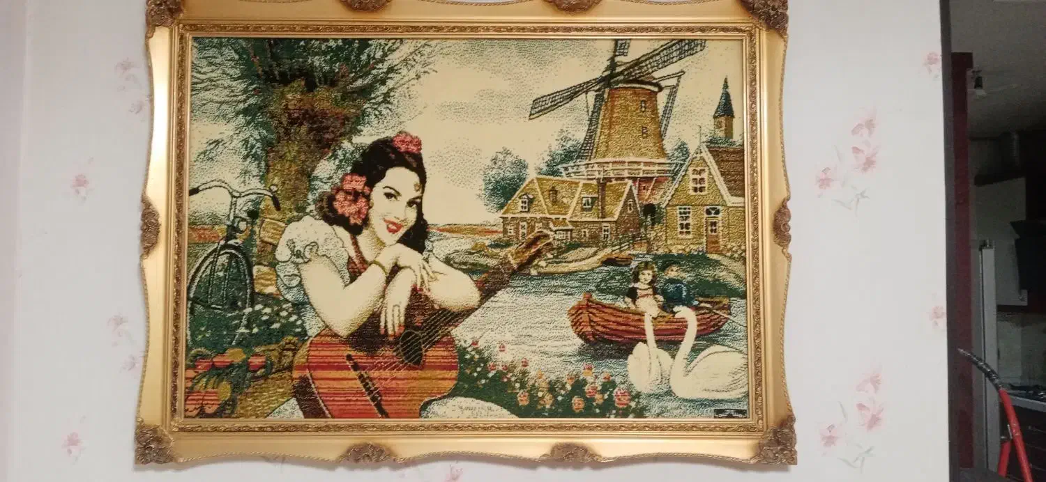 تابلو فرش|تابلو فرش|اصفهان, سپاهان‌شهر|دیوار