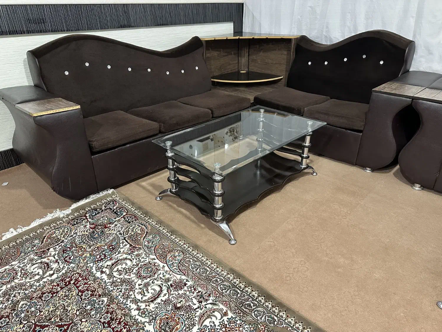 مبل ۷نفره کارکردمناسب برای کافه سالن اریشگری|مبلمان خانگی و میز عسلی|اشنویه, |دیوار