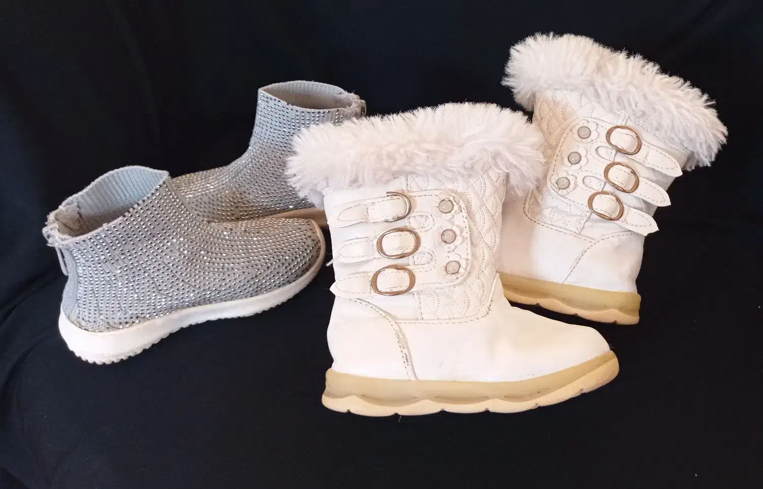 پوتین دخترانه نگینی|کفش و لباس بچه|مرودشت, ثبت احوال|دیوار