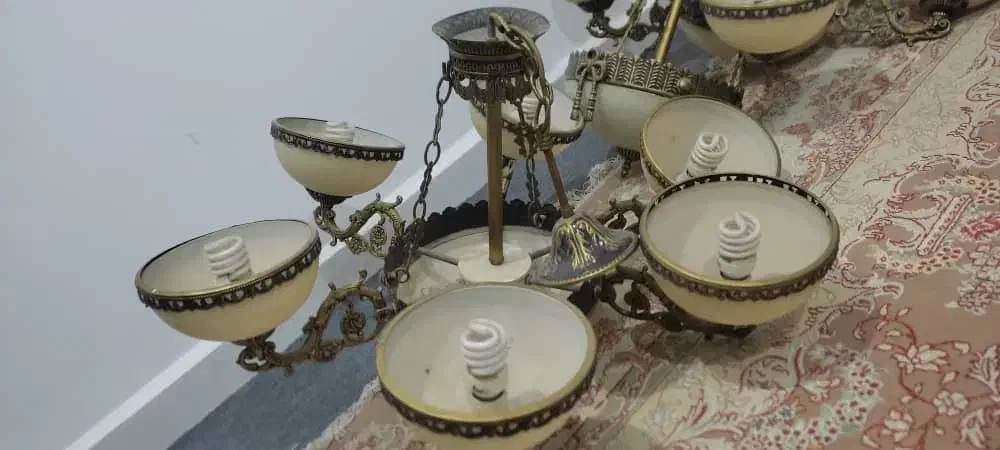 لوستر|لوستر و چراغ آویز|آبادان, |دیوار