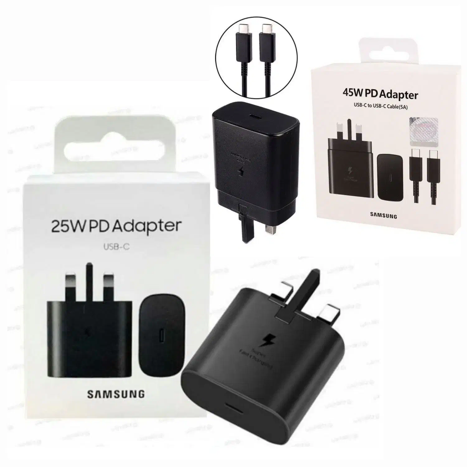 شارژر 25 و 45 وات سوپرفست سامسونگ اورجینال امارات|لوازم جانبی موبایل و تبلت|شیراز, تحویلی|دیوار