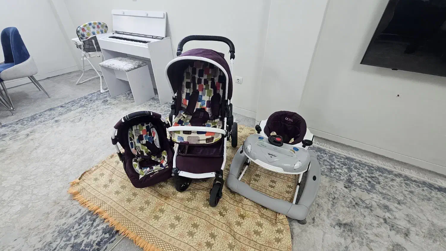 سرویس کالسکه روما پلاس|کالسکه و لوازم جانبی|جم, |دیوار