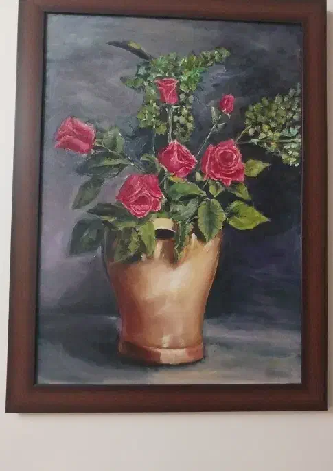 گل رز|تابلو، نقاشی، عکس|تهران, دروس|دیوار