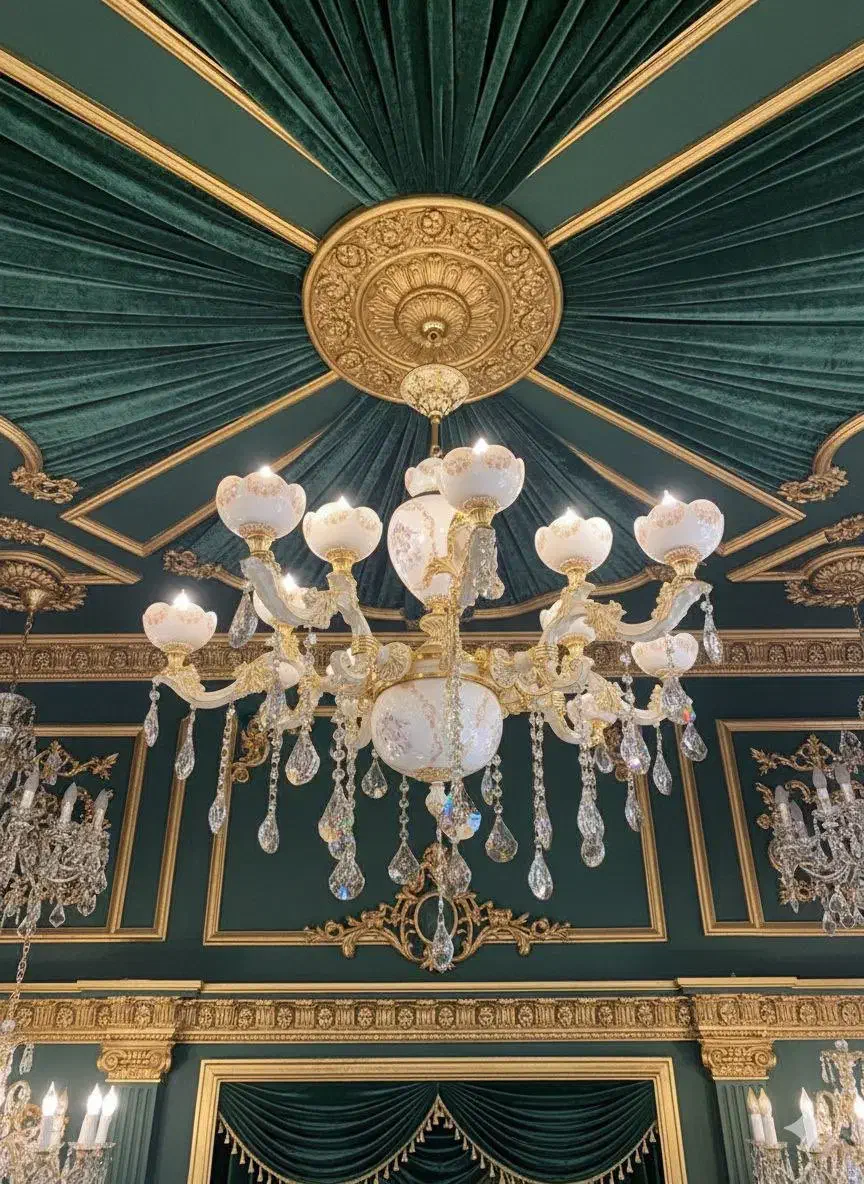 لوستر ۱۰ شعله یاس|لوستر و چراغ آویز|ارومیه, |دیوار