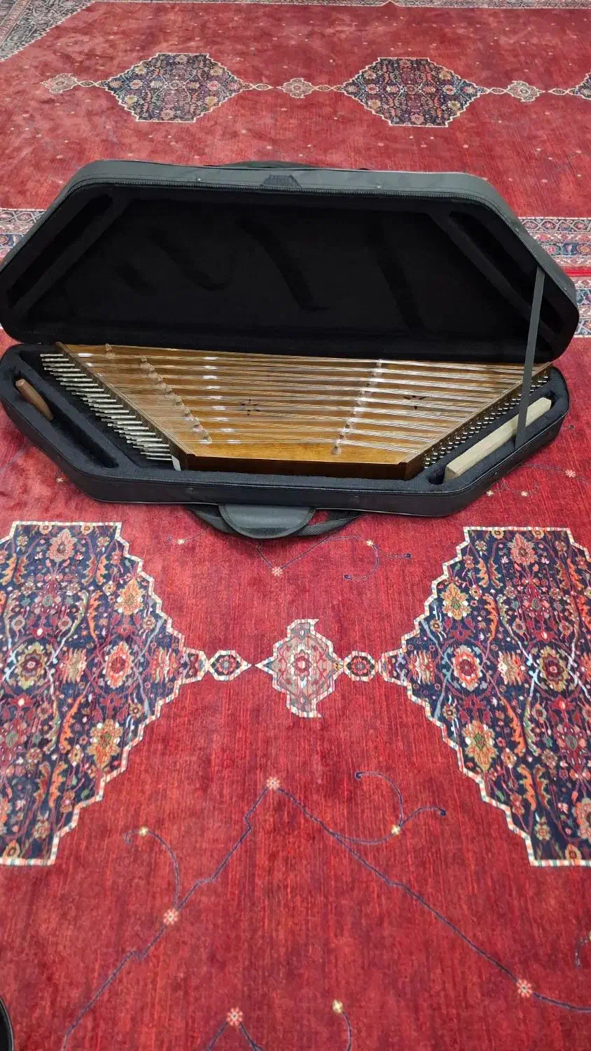 ساز سنتور علیزاده دومهر همراه با میزش|سازهای سنتی|کرج, شهرک نهال و بذر|دیوار