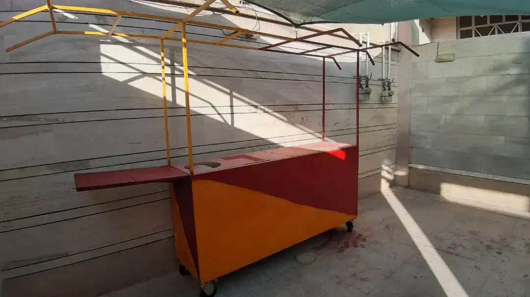 دکه فلافلی فولادچرخ دار،دومترونیمی،نو،|فروش مغازه و غرفه|اهواز, رسالت|دیوار