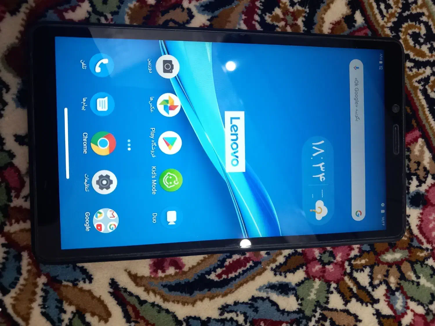 تبلت سیم کارت خور جنس لنوو حافظه 32  اندورید 9|تبلت|بیجار, |دیوار