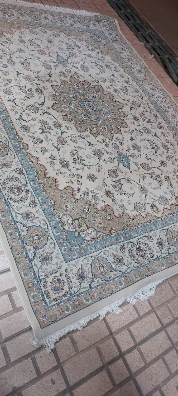 ۲ تخته فرش ۱۲ متری ۷۰۰ شانه تراکم ۱۵۰۰|فرش|نسیم‌شهر, |دیوار