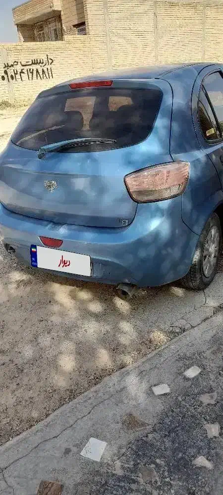 فروش تیبا ۹۶ بنزینی آبی|خودرو سواری و وانت|شیراز, شهرک گلستان شمالی|دیوار