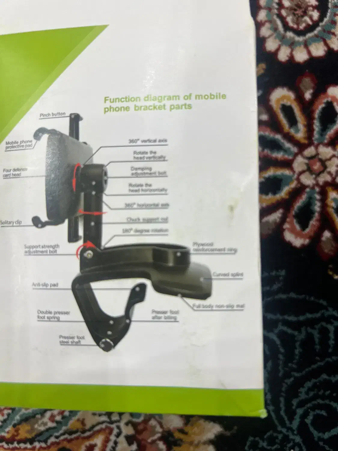 هولدر گیره ای موبایل|لوازم جانبی موبایل و تبلت|تهران, سلیمانی|دیوار