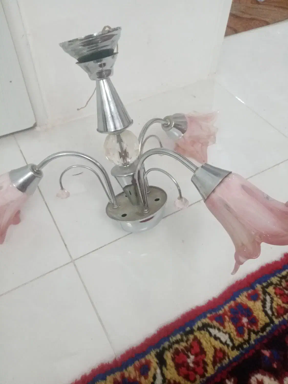 لوستر سه شاخه در حدنو|لوستر و چراغ آویز|تبریز, |دیوار