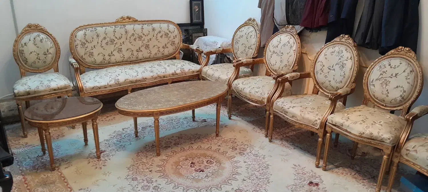 مبل سلطنتی|مبلمان خانگی و میز عسلی|دامغان, |دیوار