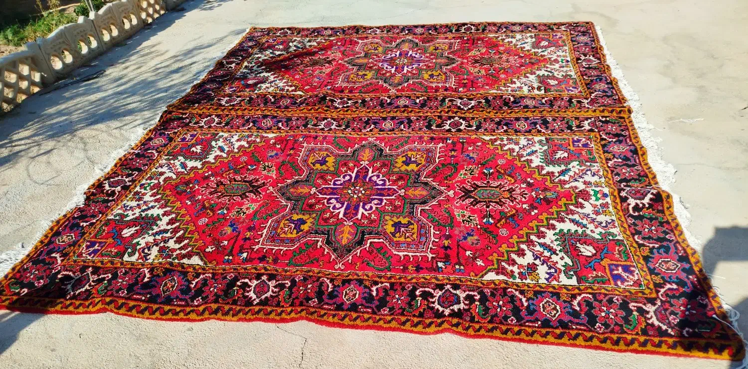 جفت فرش مهربان نقشه به قیمت تولیدی|فرش|خواجه, |دیوار