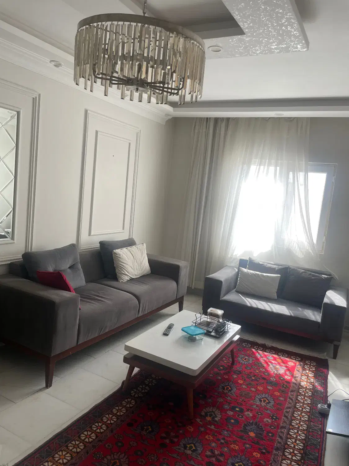 نیم ست ۵ نفره + تخت یک نفره|مبلمان خانگی و میز عسلی|پردیس, فاز ۱۱|دیوار