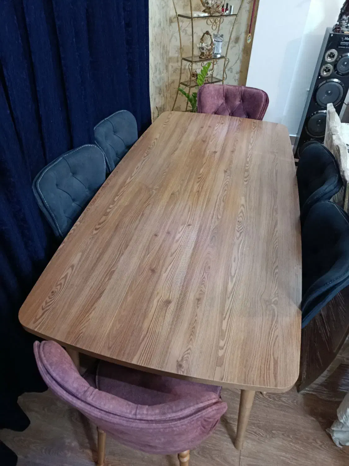 میزغذاخوری۸نفره|میز و صندلی غذاخوری|گنبد کاووس, |دیوار