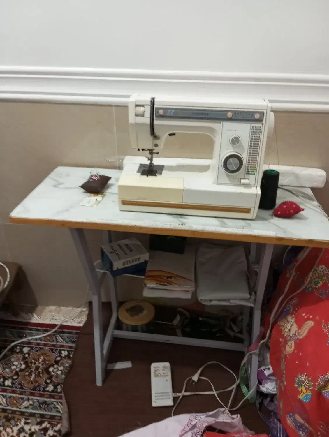 چرخ ژانومه 829|چرخ خیاطی و ریسندگی|خورموج, |دیوار