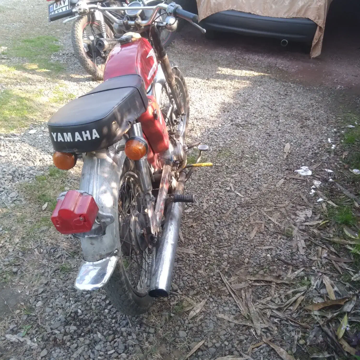 یاماها ۸۰|موتورسیکلت|پل سفید, |دیوار