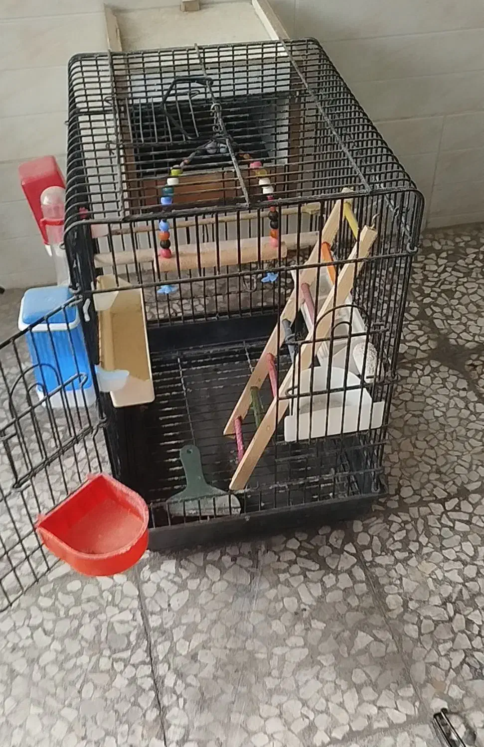 ۴ عدد قفس پرنده|لوازم جانبی حیوانات|ساوه, |دیوار