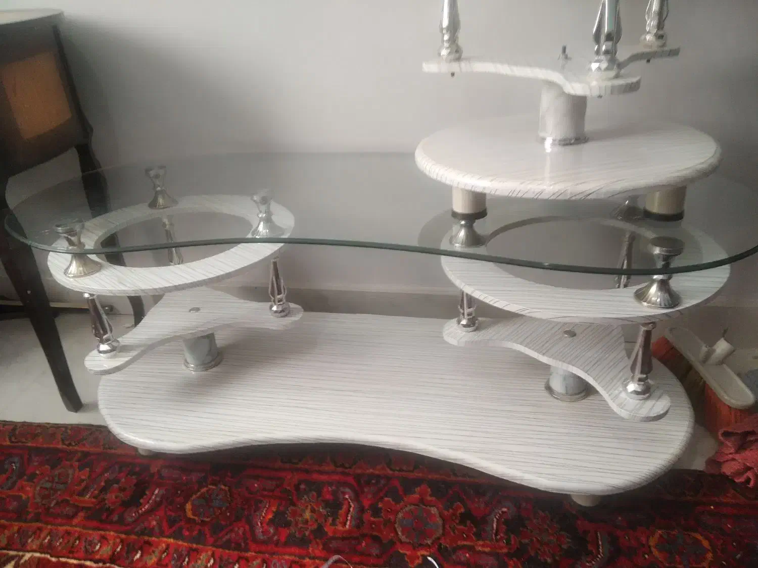 میز جلو مبلی ومیز تلفن تمیز وشیک|مبلمان خانگی و میز عسلی|آذرشهر, |دیوار