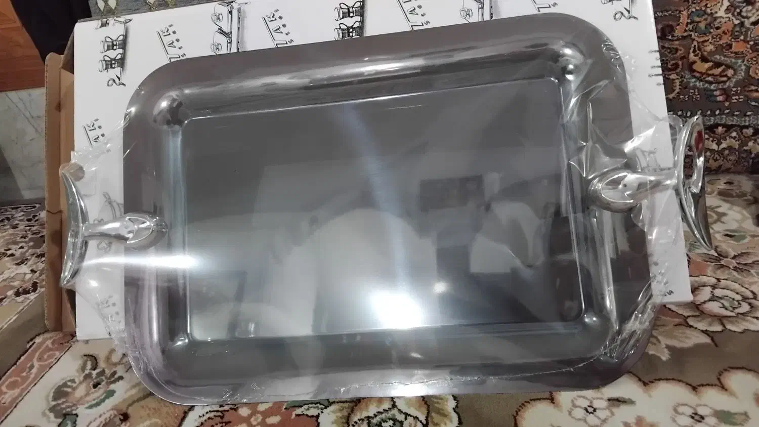 سینی استیل|ظروف سرو و پذیرایی|قم, علی آباد سعدگان|دیوار