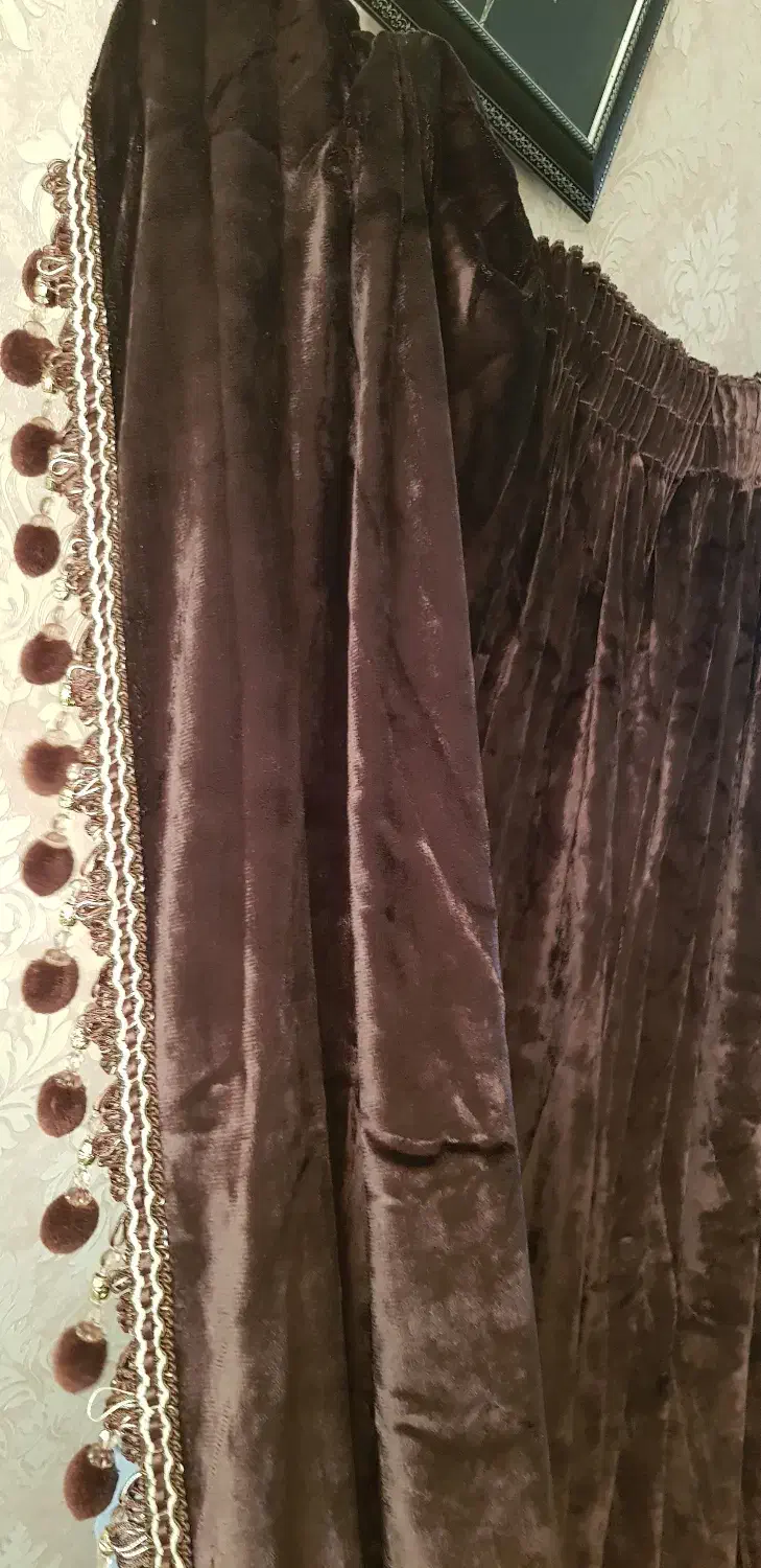 فروش پرده مخمل به ابعاد ۶.۳۰×۳.۲۰|پرده، رانر، رومیزی|تهران, آبشار تهران (دریاچه)|دیوار