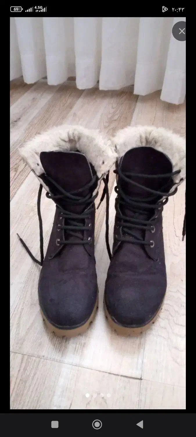 فروش یک جفت پوتین سایز ۳۷|کیف، کفش، کمربند|سقز, |دیوار