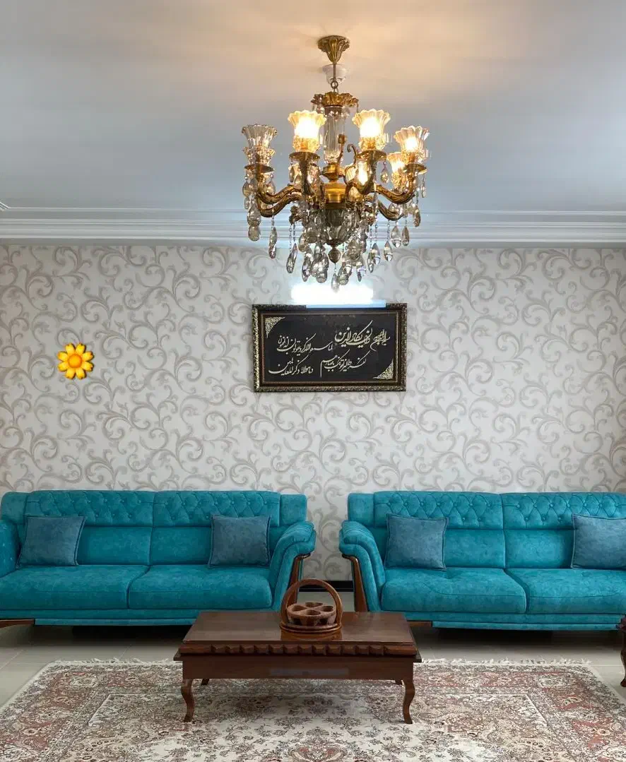 لوستر برنز لوکس ساخت اصفهان. ۸ شاخه و ۶ شاخه|لوستر و چراغ آویز|بجنورد, |دیوار