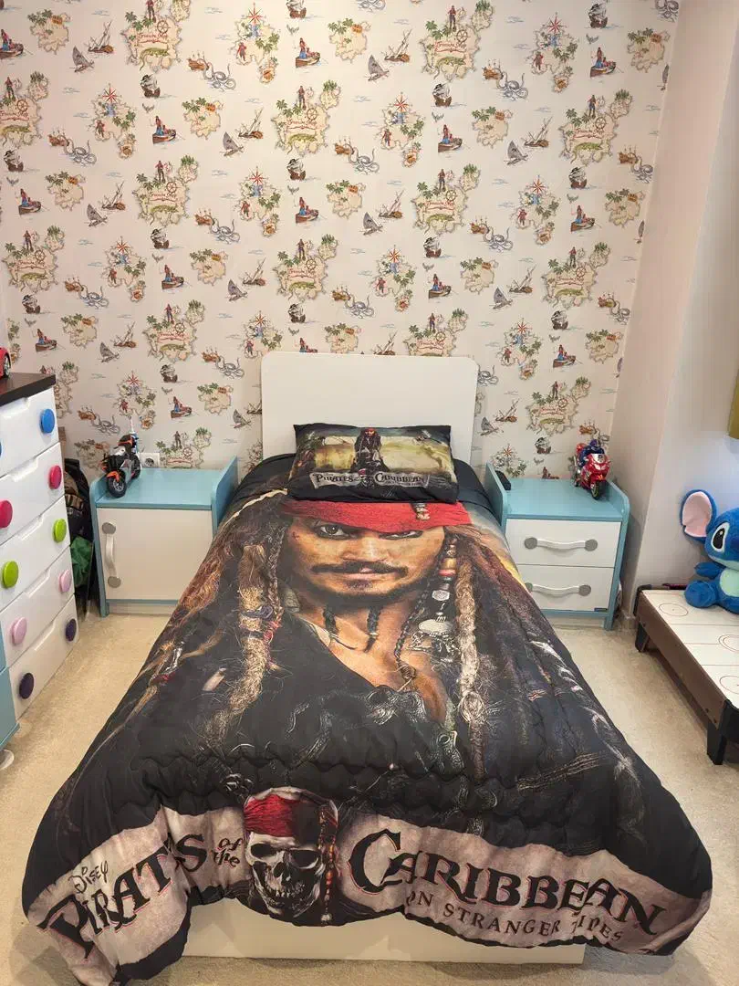 تخت و کمد و دراور|تخت و سرویس خواب|شهریار, شهریار|دیوار