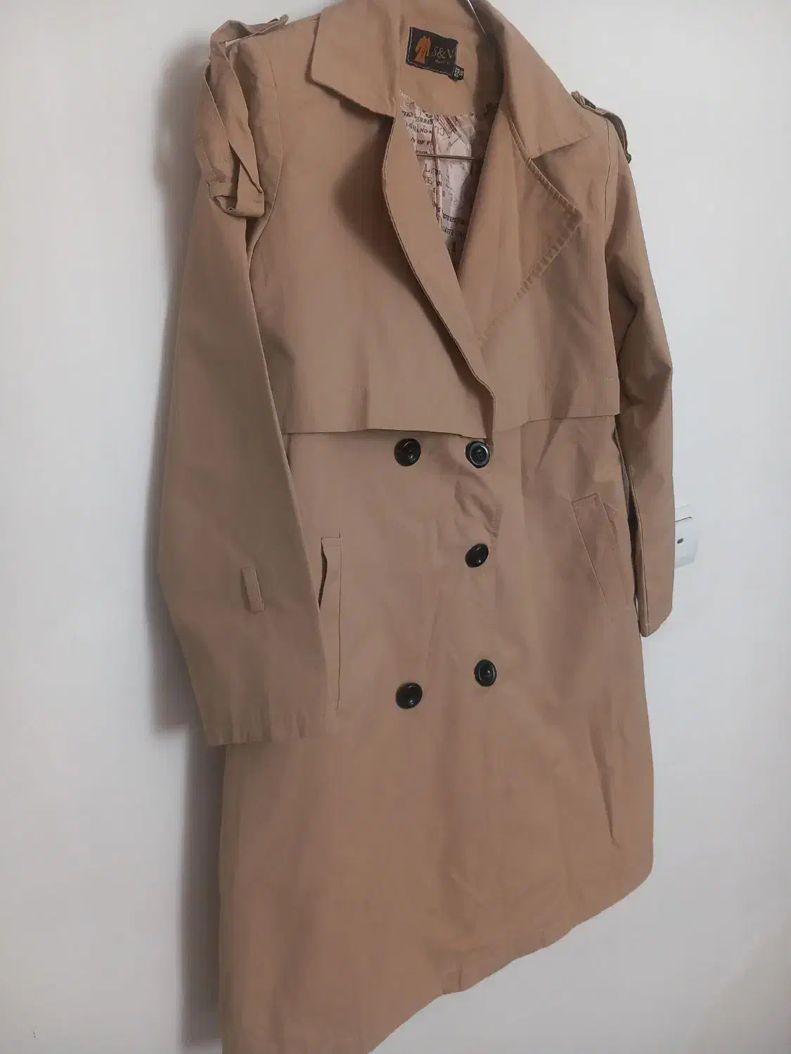 بارانی استردار سایز ۴۰الی ۴۶|لباس|میانه, |دیوار